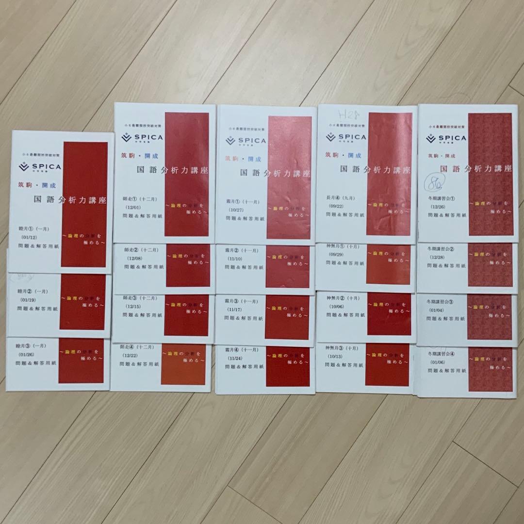 SPICA 筑駒・開成　国語分析力講座