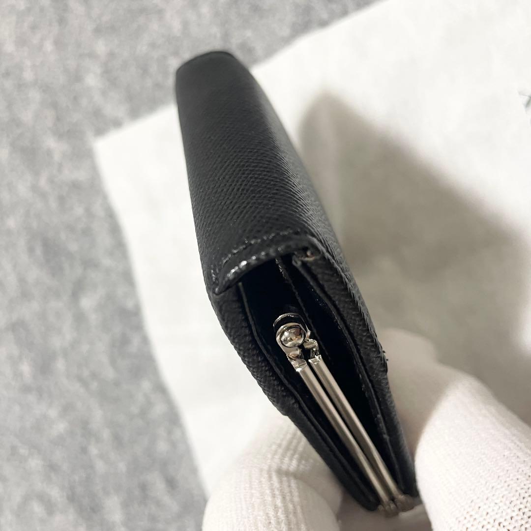 【未使用級】　バーバリー　ケース　小銭入れ　がま口　ノバチェック　ブラック