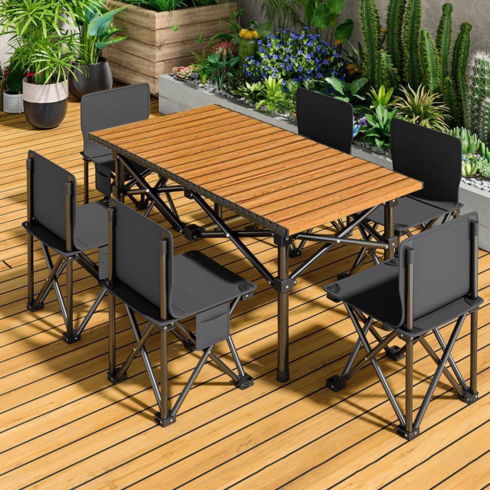 アウトドア テーブル チェアセット キャンプ テーブル 7点セット