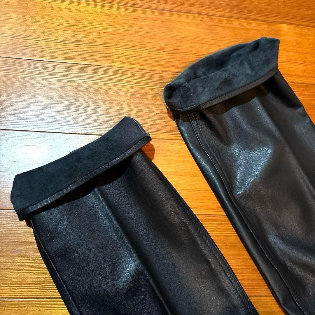 W32 レザーパンツ メンズ ライダース パンクロック ライディング ツーリング