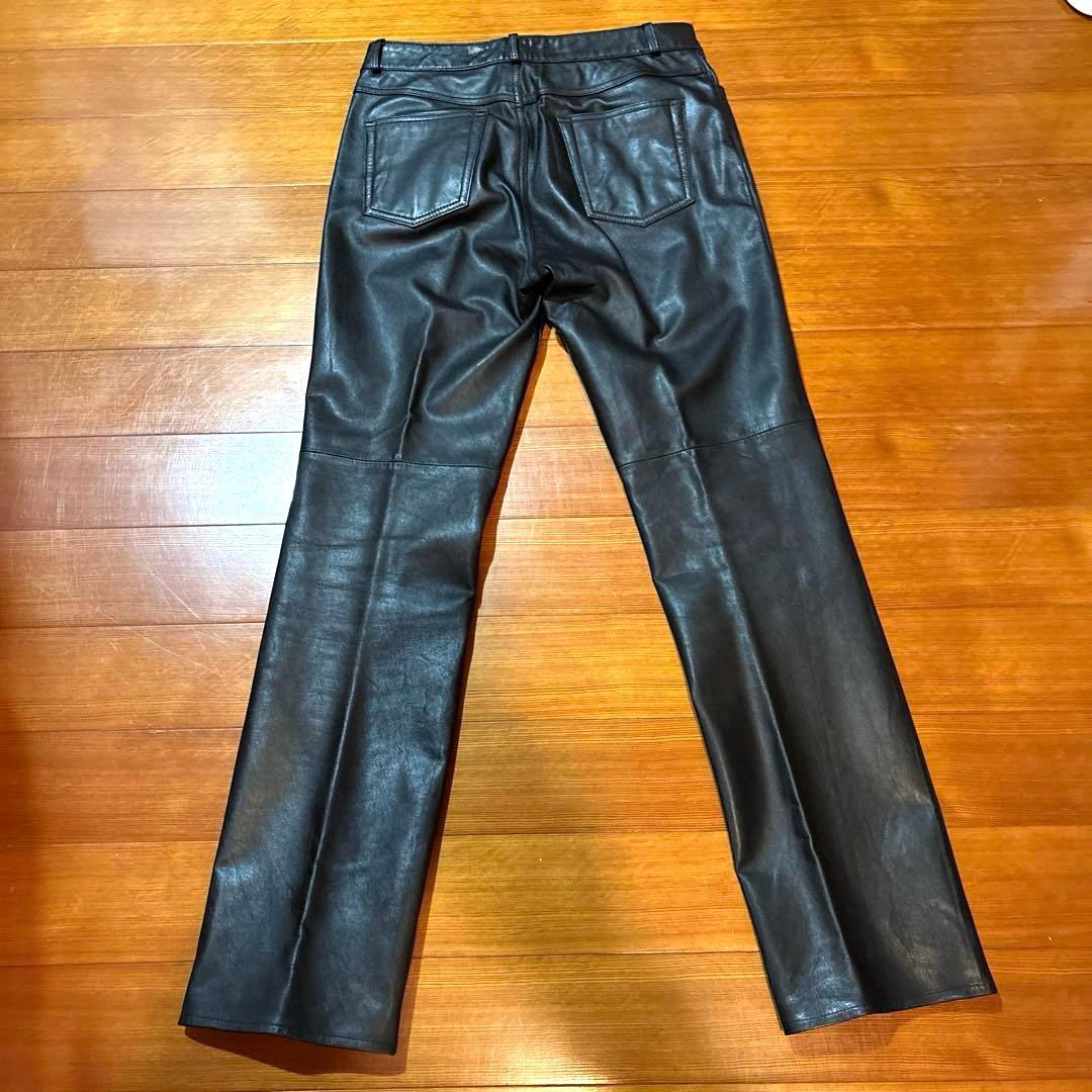 W32 レザーパンツ メンズ ライダース パンクロック ライディング ツーリング