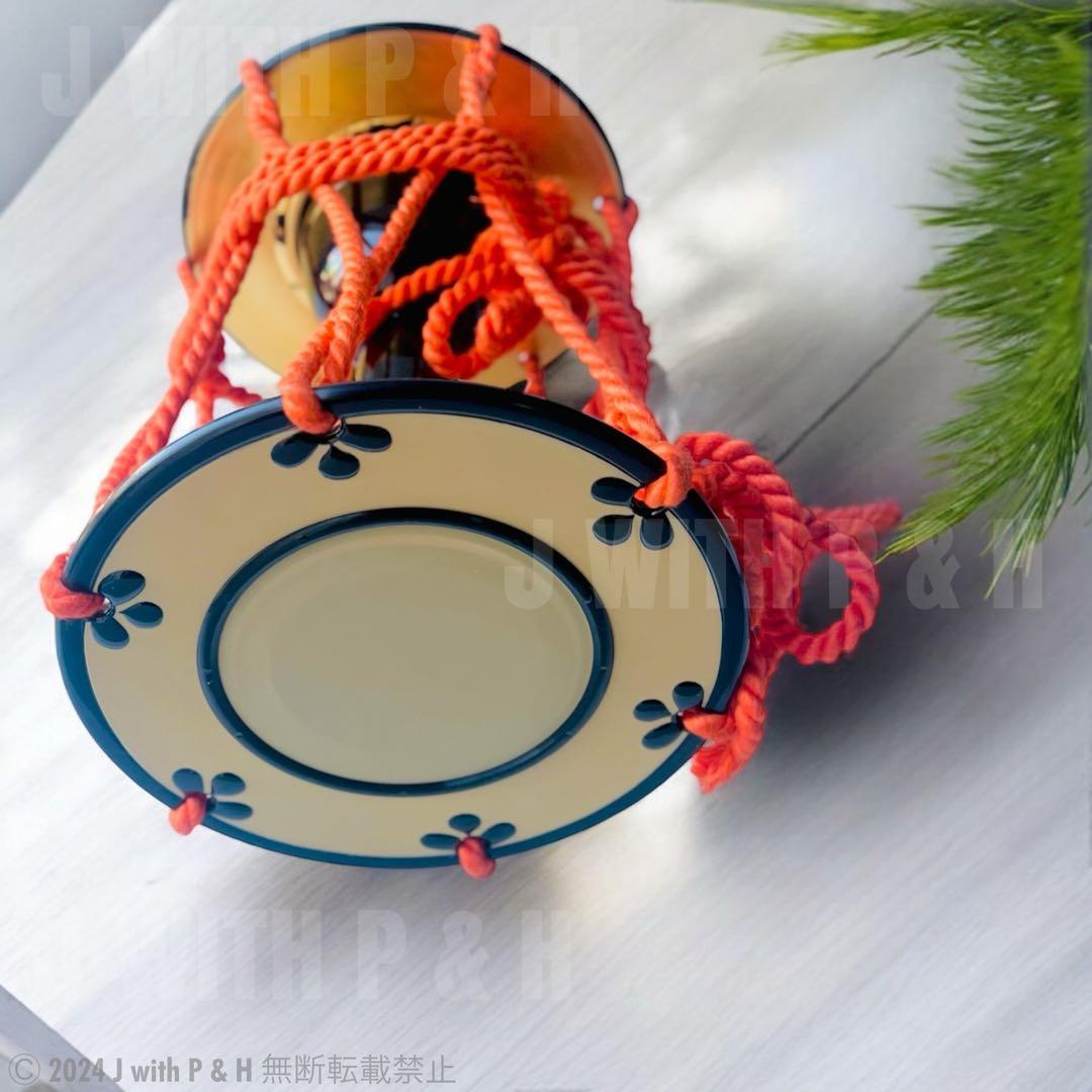 【宮本卯之助商店製】小鼓 合成皮革製小鼓 小鼓仕服つき 展示中古美品