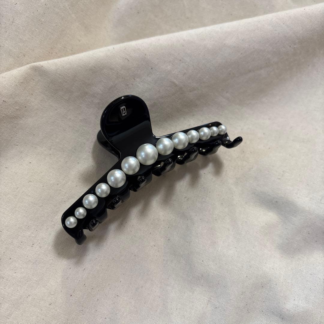 美品アレクサンドルドゥパリ　パール　ヘアクリップ
