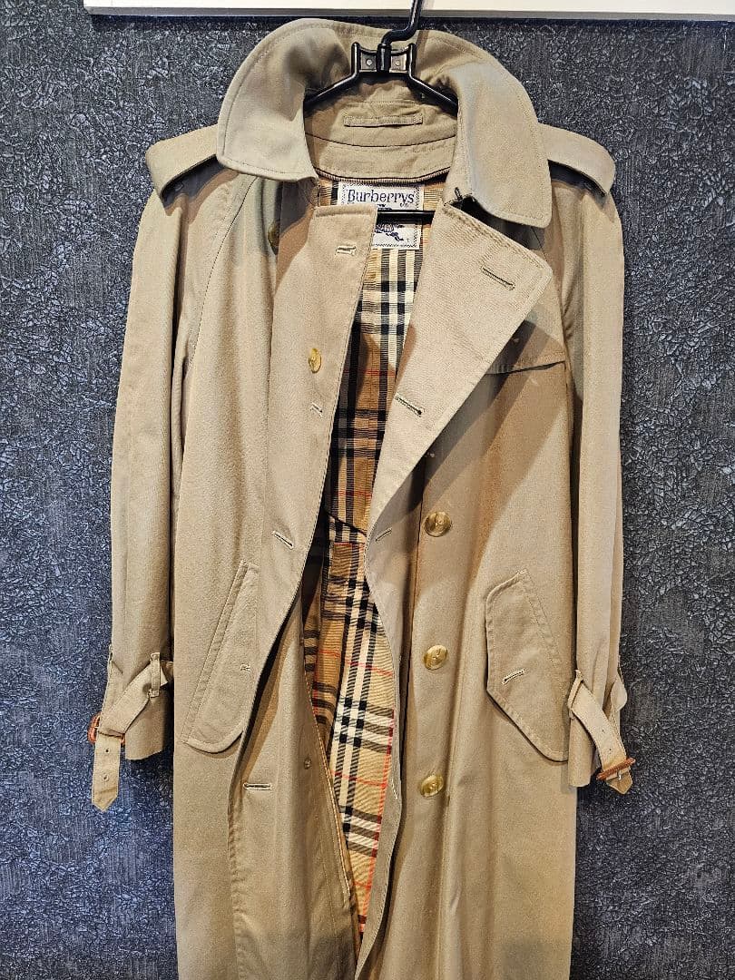 90年代 Burberrys 白タグ ベージュ トレンチコート