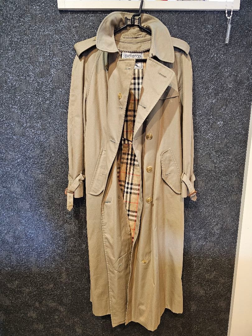 90年代 Burberrys 白タグ ベージュ トレンチコート