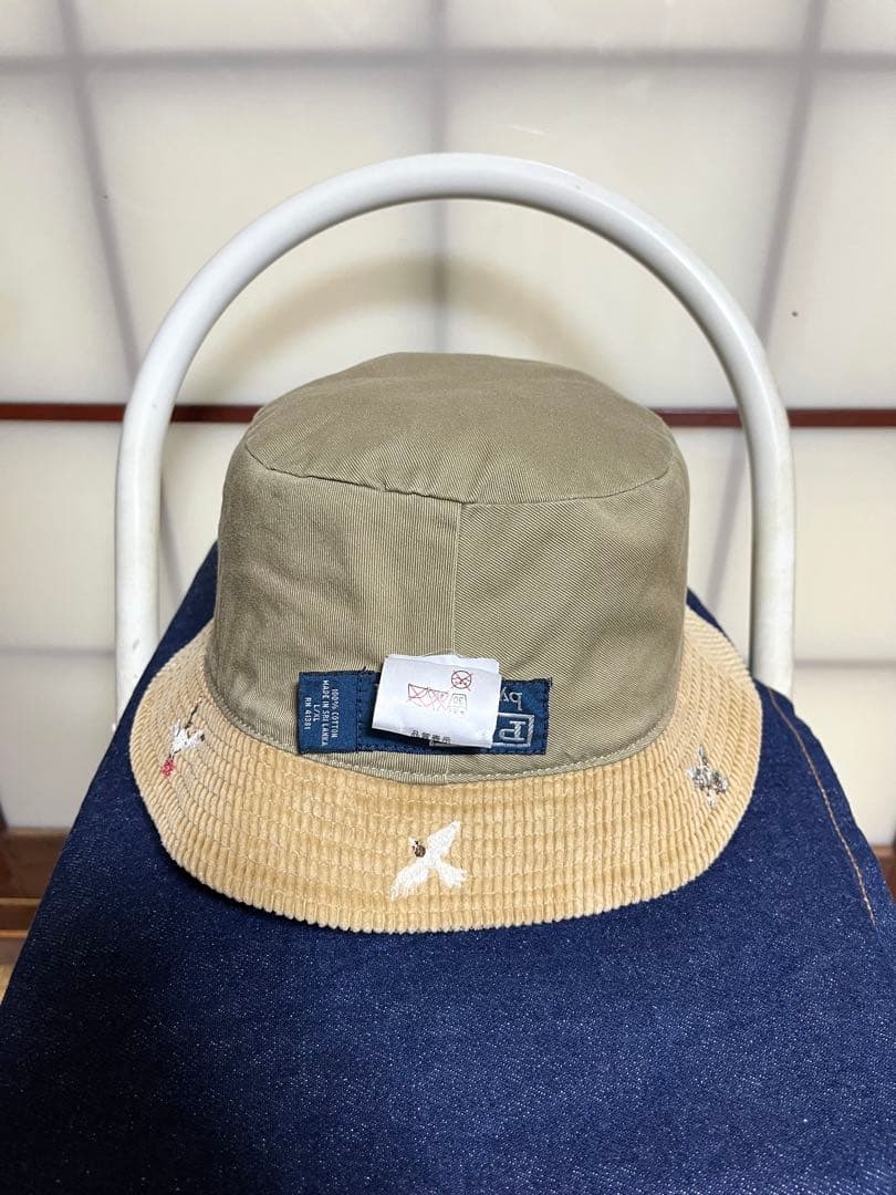 鳥柄POLO RALPH LAURENポロラルフローレンコーデュロイハット