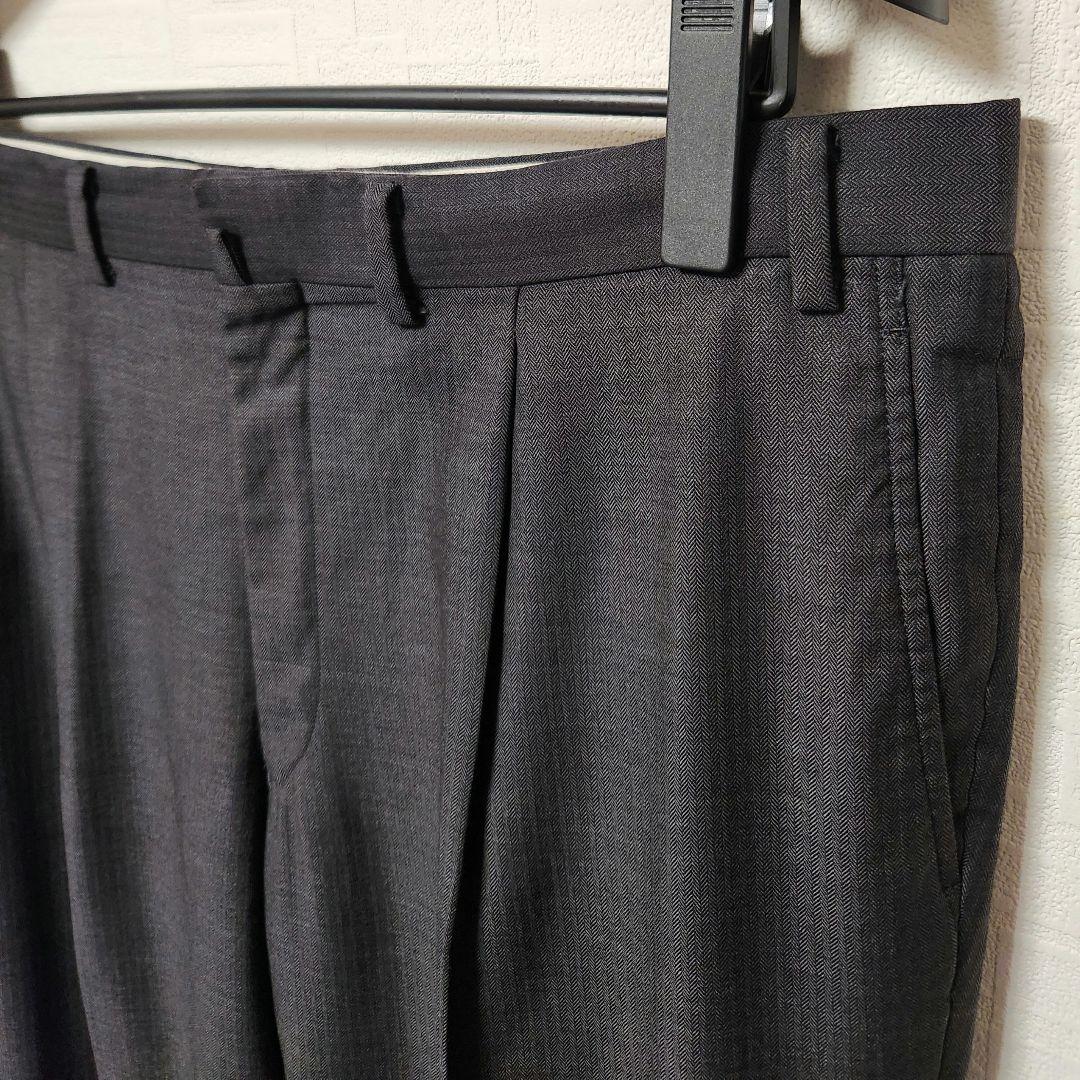 ダーバン　ロロピアーナ　メンズ　スーツ　セットアップ　グレー　シャドーストライプ