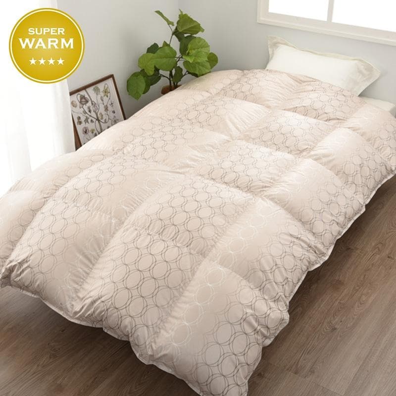 【新品】西川 羽毛掛けふとん シングル ゴールド／台湾産グースダウン90%