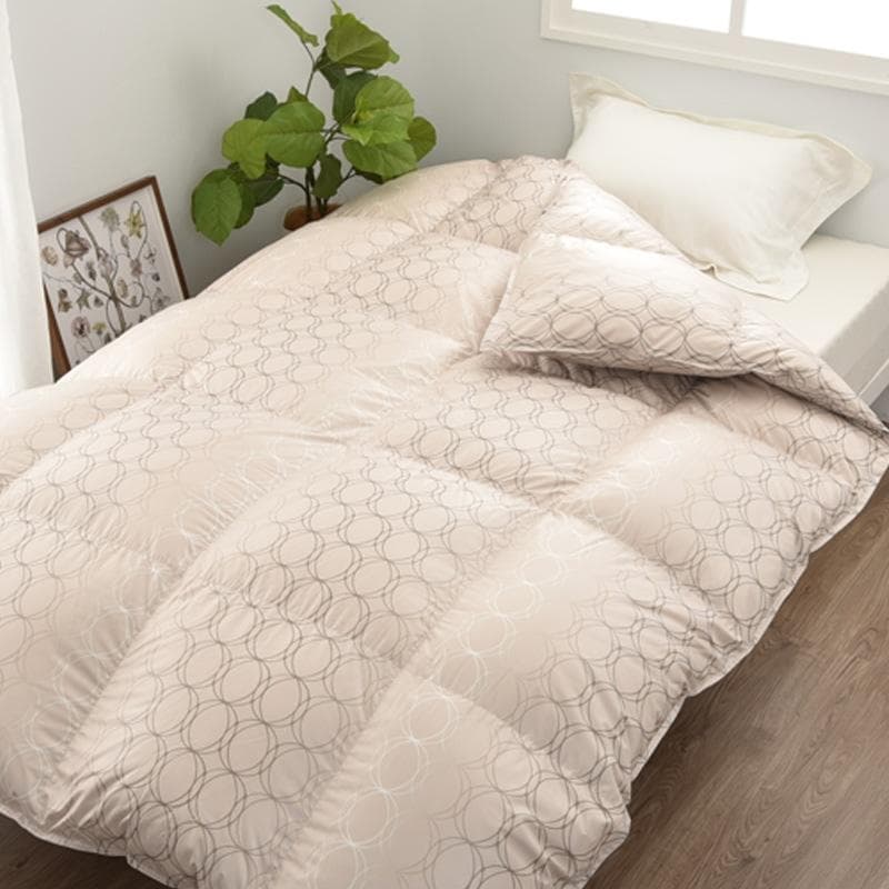 【新品】西川 羽毛掛けふとん シングル ゴールド／台湾産グースダウン90%