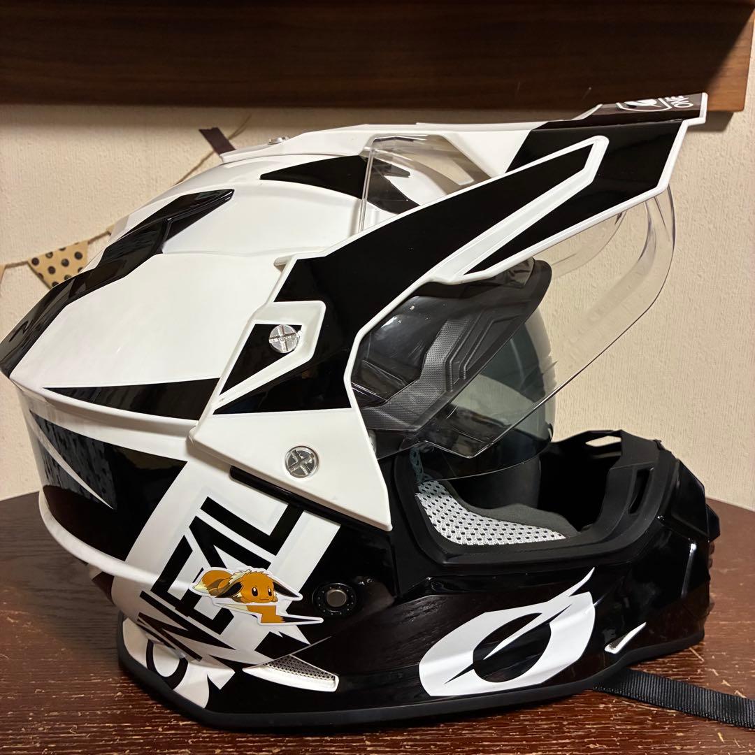 最終値下げONEAL SIERRA HELMET P ブラック・ホワイト M