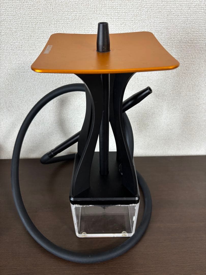 SHISHABUCKS 水タバコ 黒/オレンジ シーシャバックス