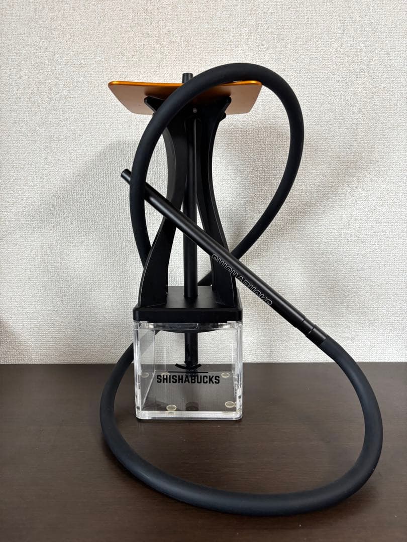 SHISHABUCKS 水タバコ 黒/オレンジ シーシャバックス
