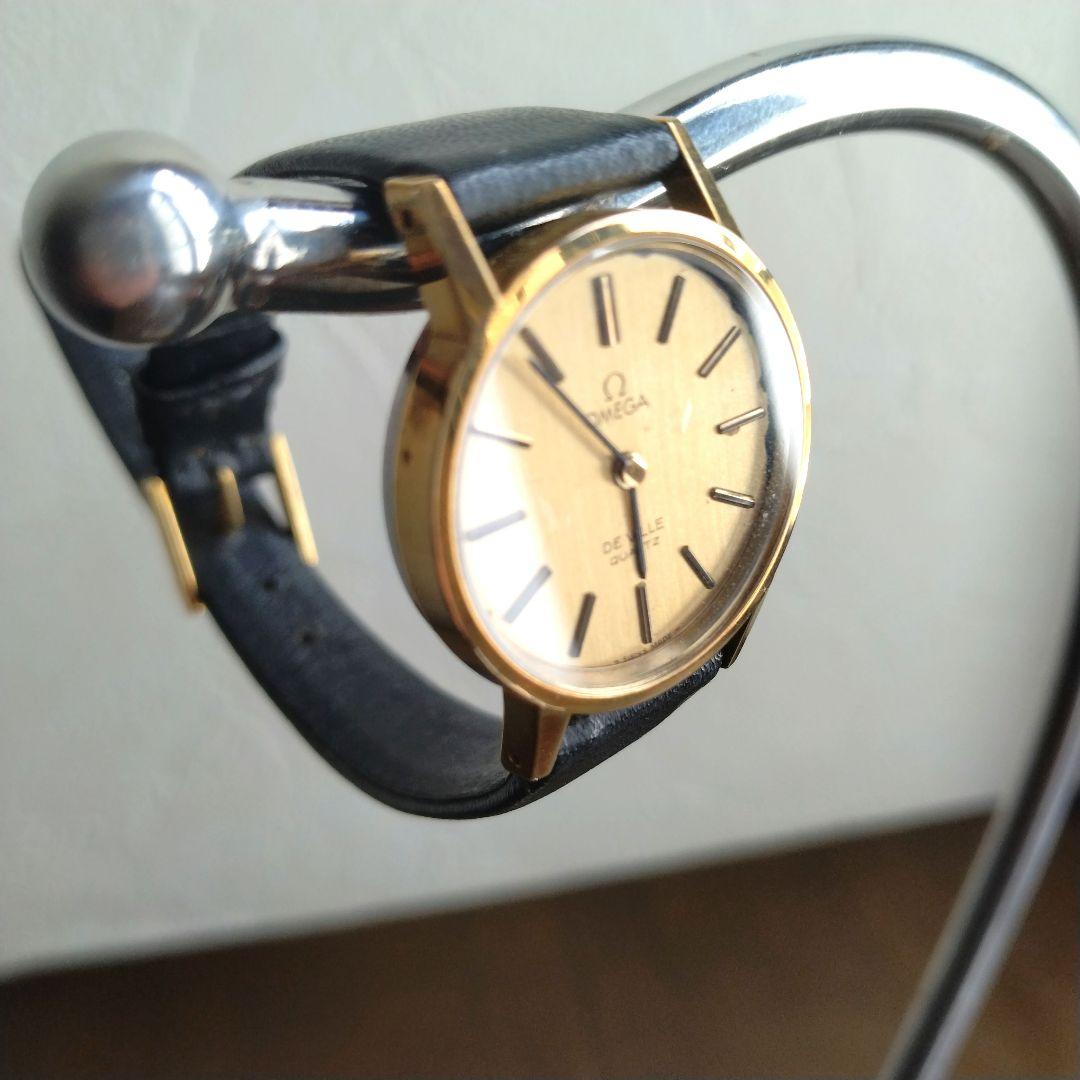 OMEGA オメガ 時計 ゴールド クオーツ　レディース