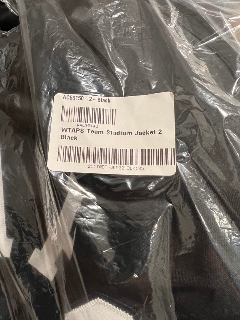 【新品未使用】WTAPS Team Jacket Black スタジャン M
