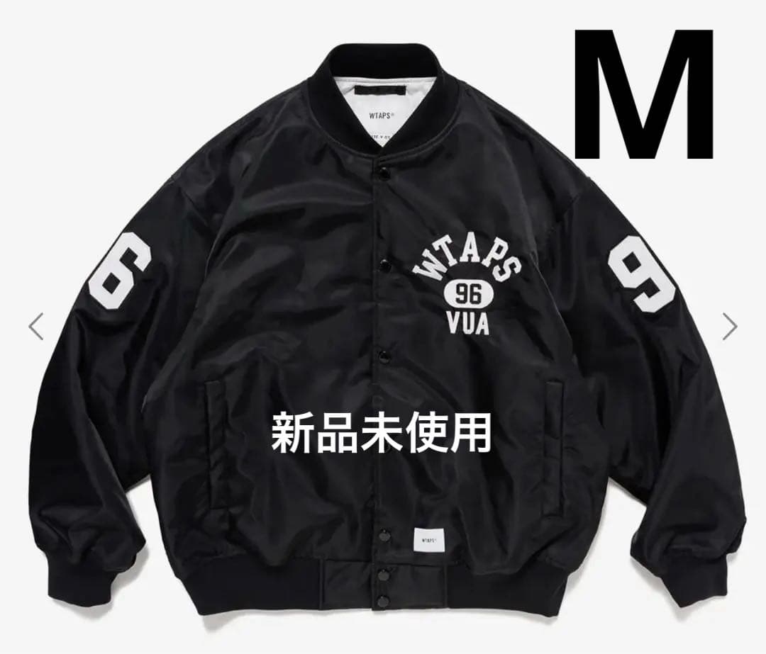 【新品未使用】WTAPS Team Jacket Black スタジャン M