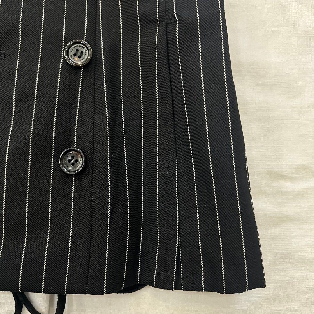 新品 JOHNLAWRENCESULLIVAN ストライプコルセットビスチェ