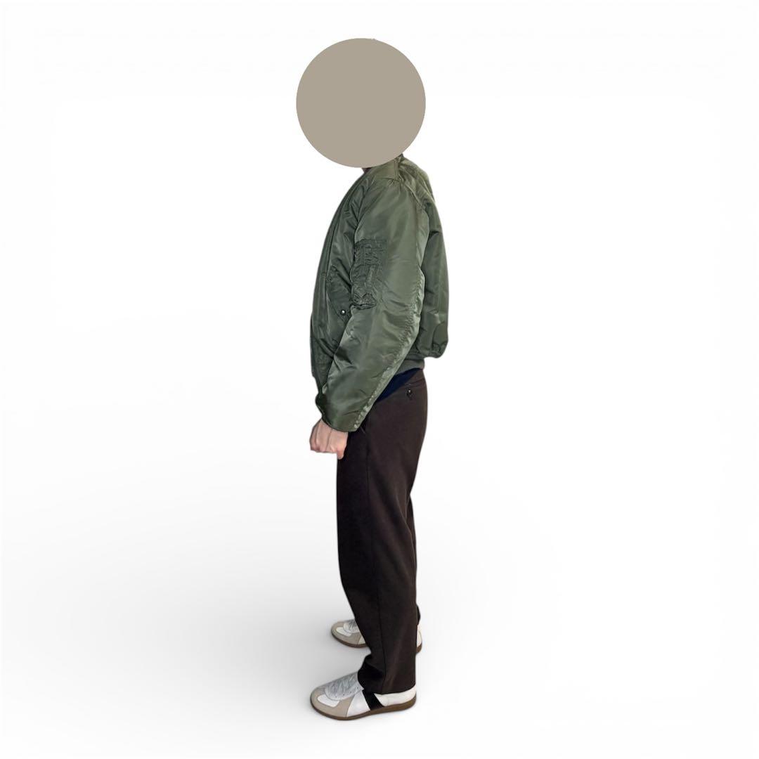 【美品】 USA製 80s アルファインダストリーズ MA-1 カーキ M