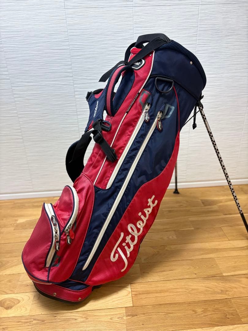 Titleist ゴルフ キャディバッグ 赤 青