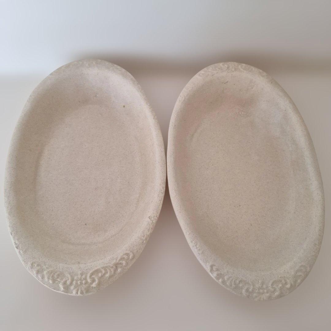 長峰菜穂子さん　オーバル皿　2枚セット