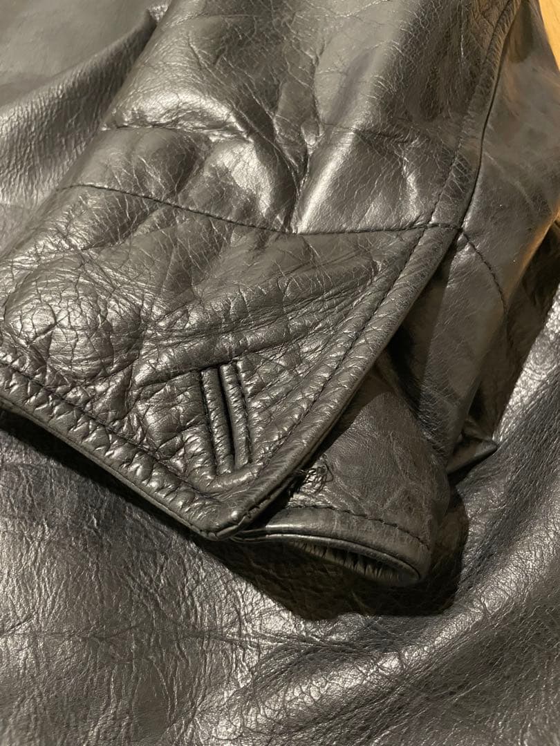 OLD GAP CAR COAT 訳アリ　本革　カーコート　ギャップ　レザー