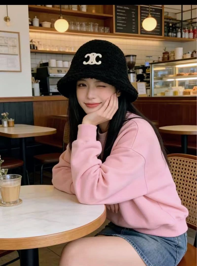 ★新品未使用★　CELINE　セリーヌ　ニット　バケットハット