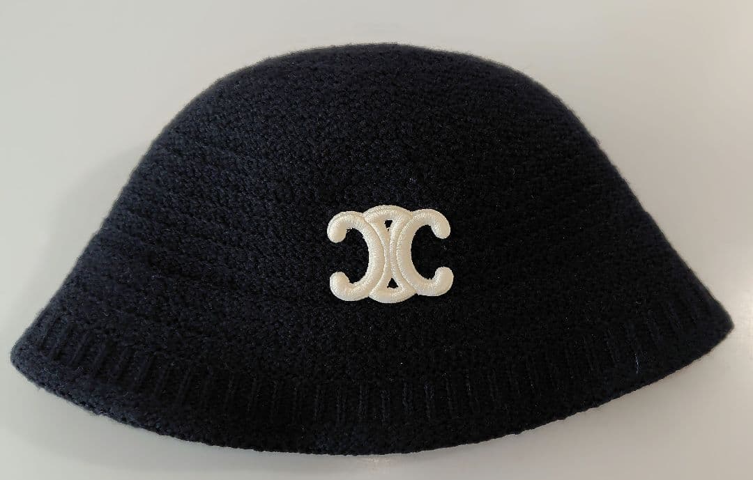 ★新品未使用★　CELINE　セリーヌ　ニット　バケットハット