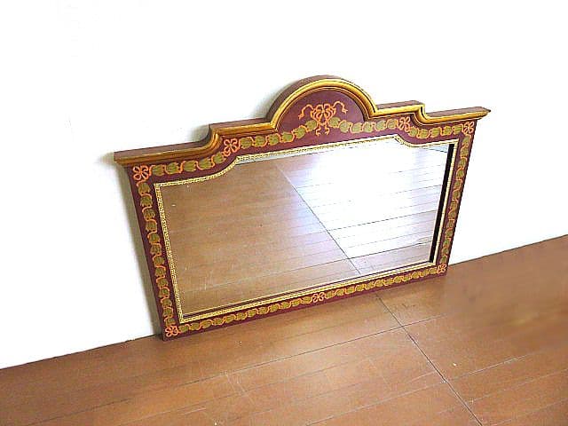 h*1様 スペイン 最高級 金彩象嵌細工ウォールミラー 　壁掛けミラー/壁掛け鏡