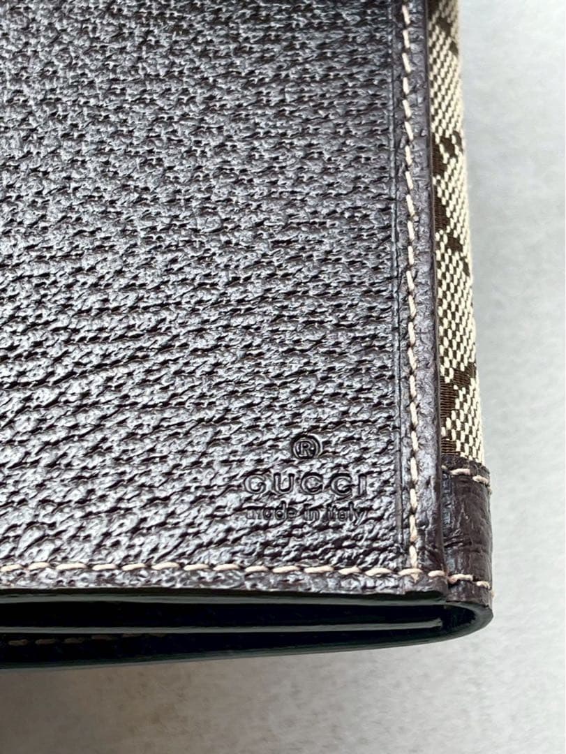 【新品未使用】グッチ 長財布 GGキャンバス ボルト スタッズ　定価56700円