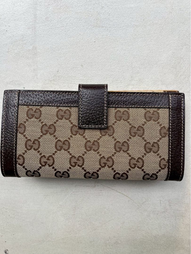 【新品未使用】グッチ 長財布 GGキャンバス ボルト スタッズ　定価56700円