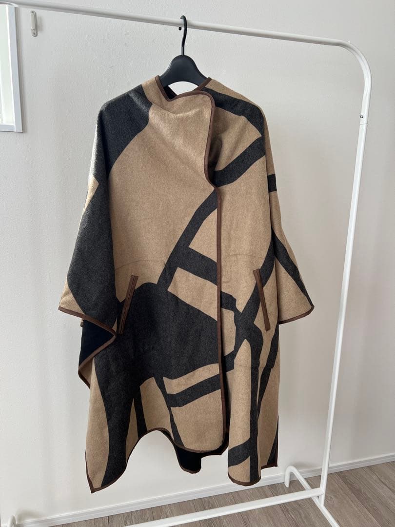 Ameri REVERSIBLE COLOR PONCHO COAT ポンチョ