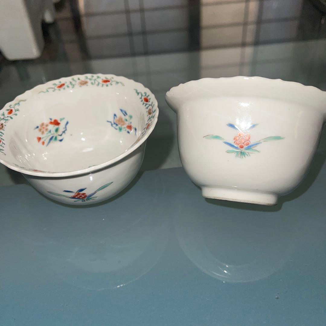 江戸時代　柿右衛門　小鉢　2客