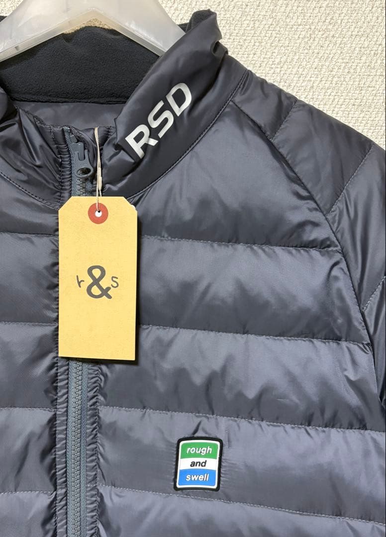 rough&swell\"JASPER JACKET”ネイビーダウンジャケットXL