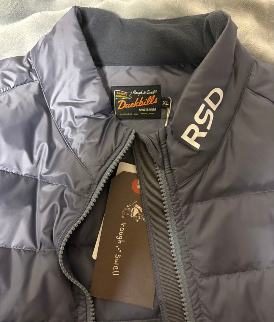 rough&swell\"JASPER JACKET”ネイビーダウンジャケットXL