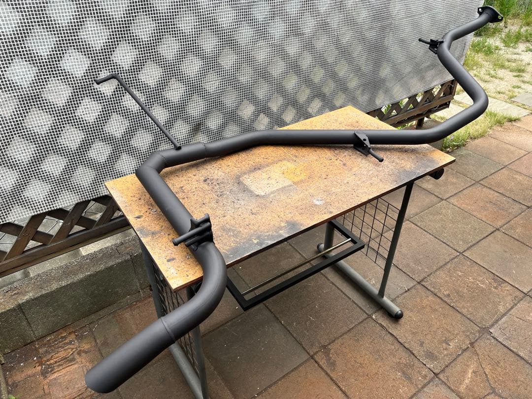 おかめプリウス50系！ワンオフストレートマフラー！リアピース！