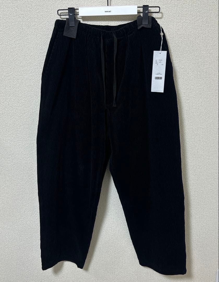 COMOLI コーデュロイ ドローストリングパンツ 25AW サイズ2