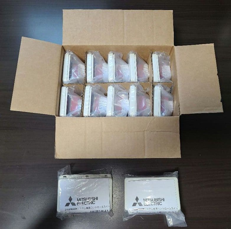 三菱24時間換気システム専用コントロールスイッチ【P-04SWL2】12個セット