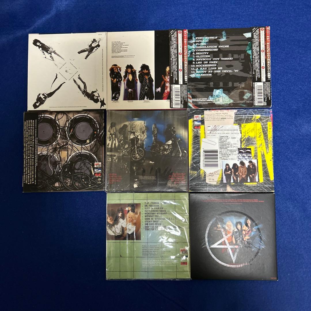 モトリークルー　紙ジャケ8枚