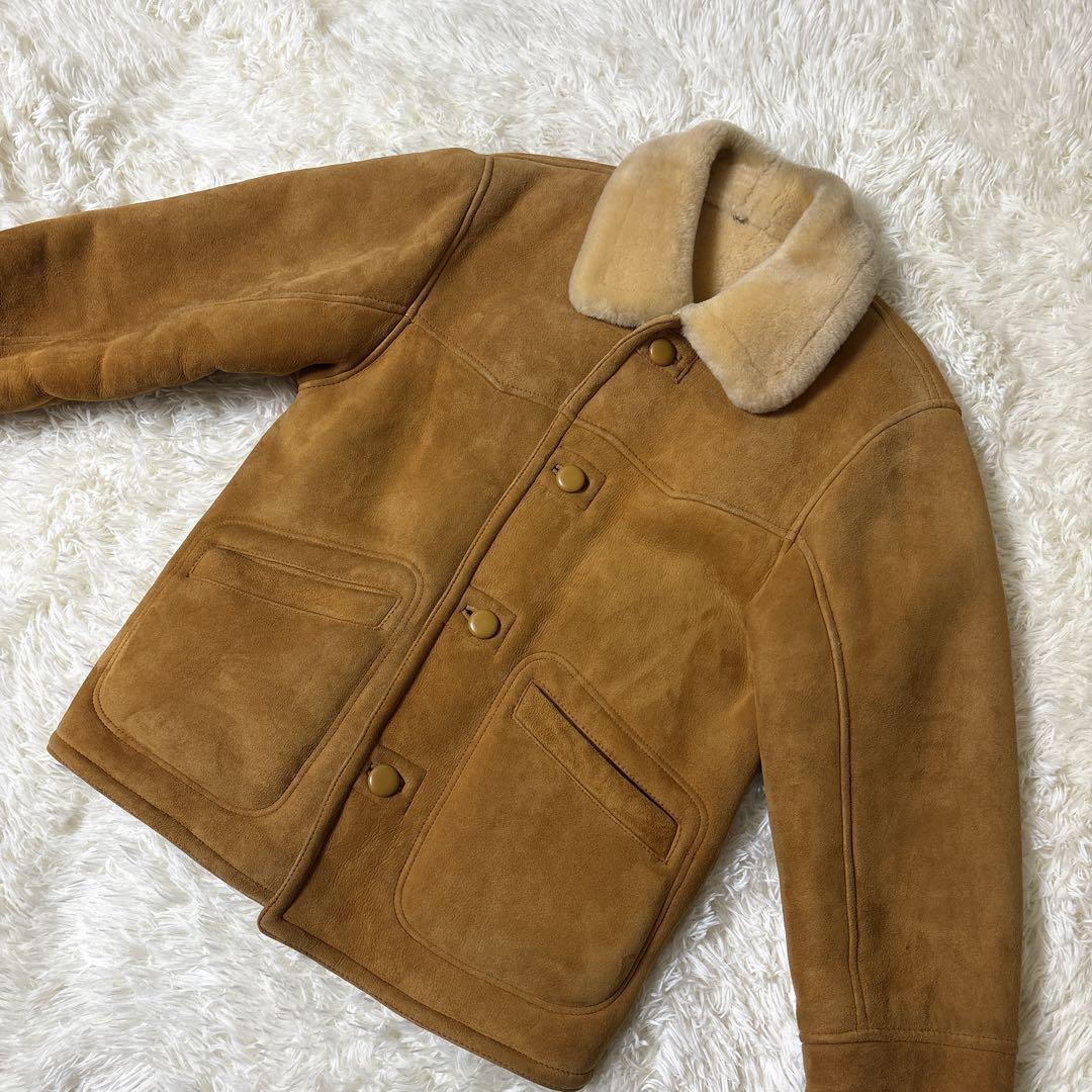 【希少】Wind Armor ニチワ ムートンジャケット シープスキン 羊革 M