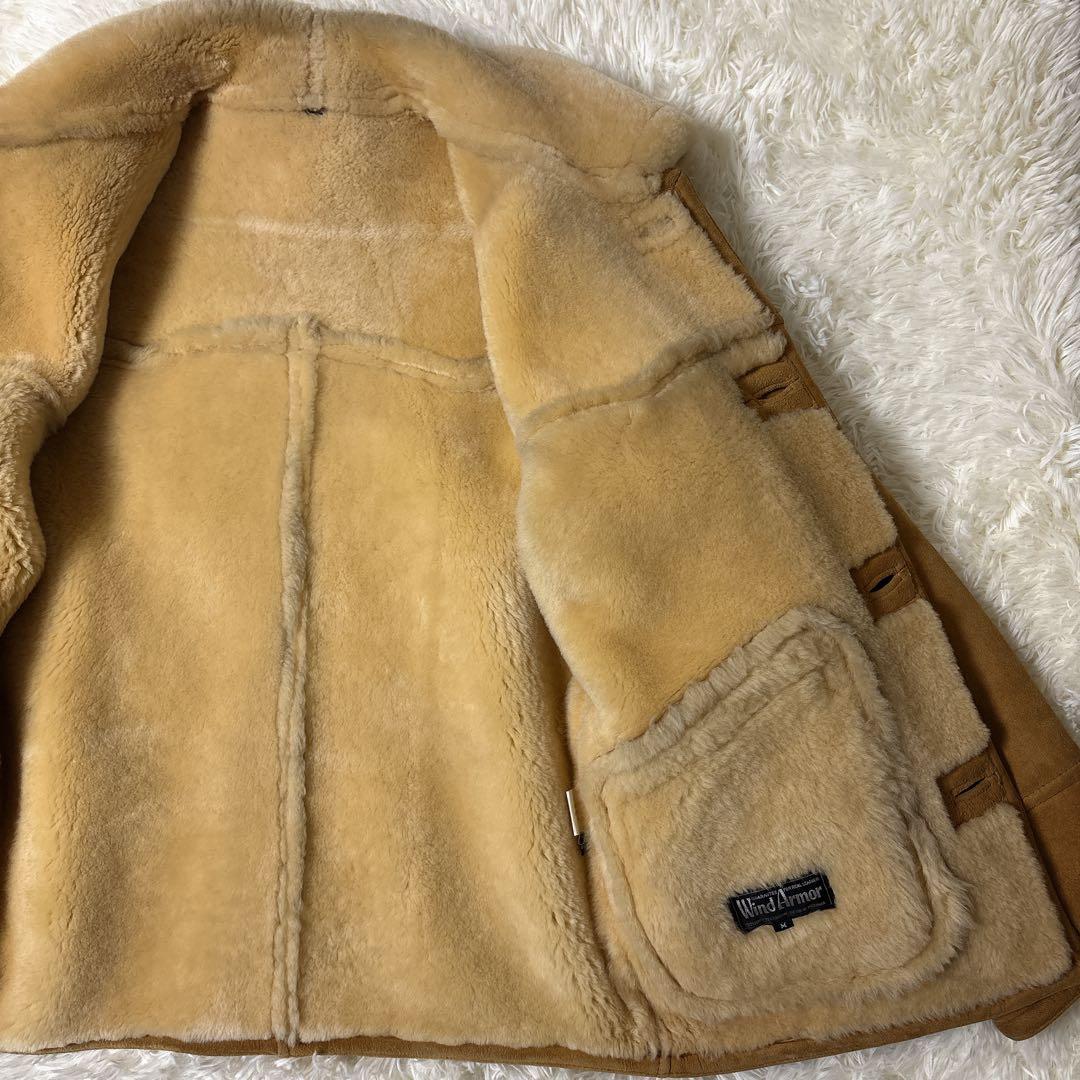 【希少】Wind Armor ニチワ ムートンジャケット シープスキン 羊革 M