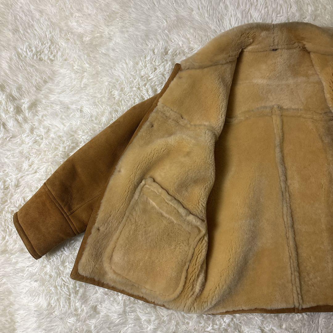 【希少】Wind Armor ニチワ ムートンジャケット シープスキン 羊革 M