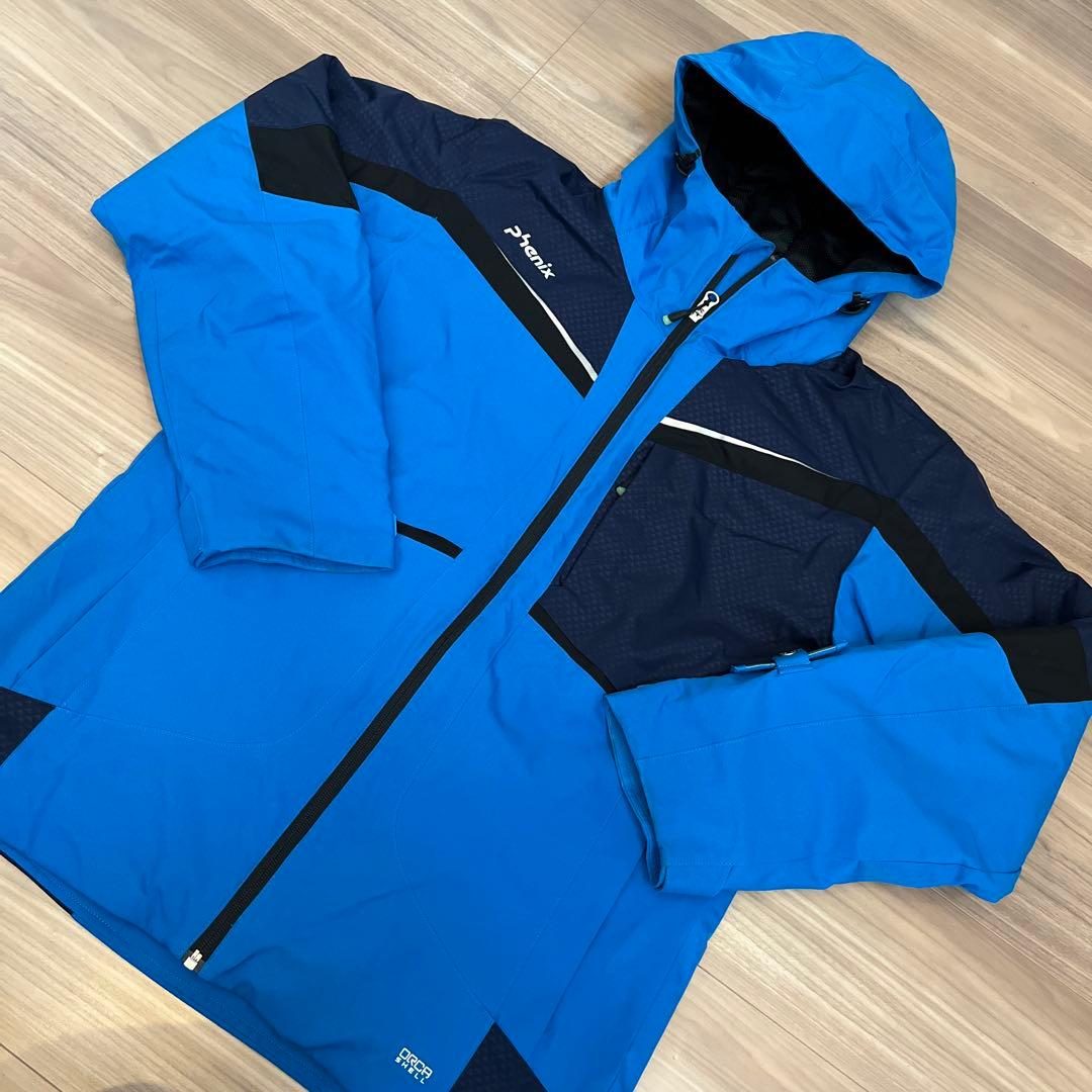 Phenix Lサイズ　スキーウェア 青/黒 サスペンダー付き