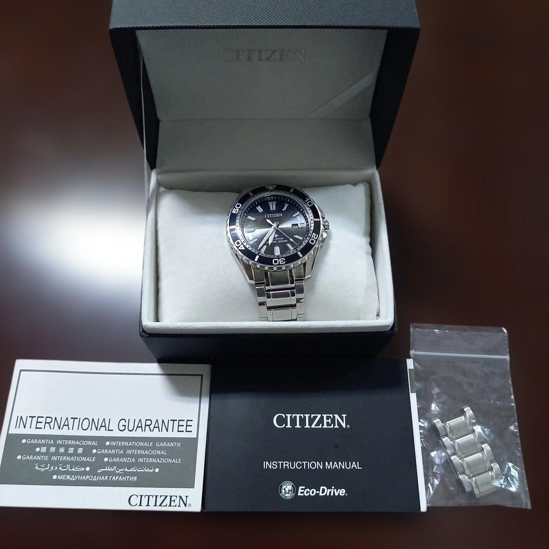 最終価格　BN0190-82E　エコドライブ ダイバーズ　ソーラー　美品