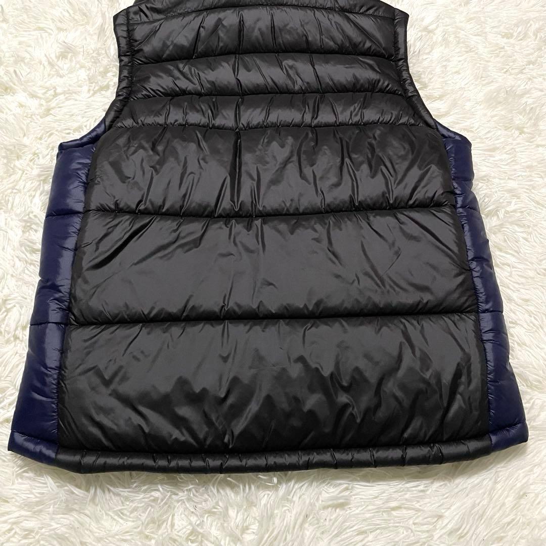 極美品　DIESEL フーディ中綿ベスト　ブレイブマン　ワッペン　2way 黒