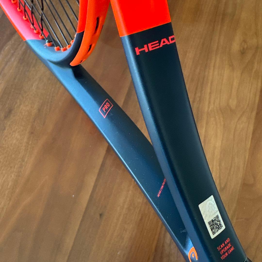 HEAD オレンジ＆ブラック Radical Pro AUXETIC