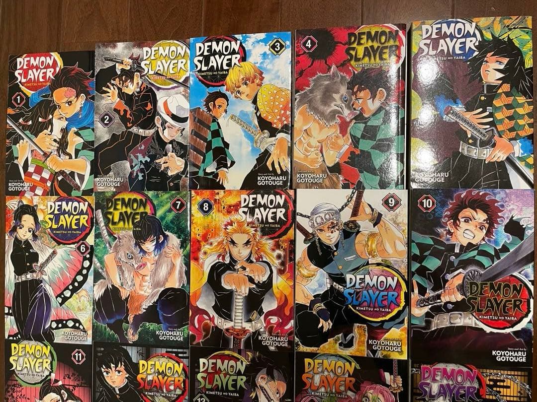 漫画 鬼滅の刃 Demon Slayer 1-21巻セット 英語版