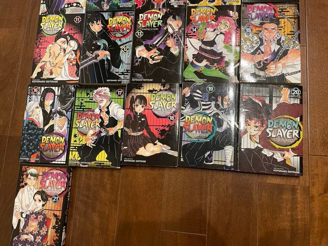 漫画 鬼滅の刃 Demon Slayer 1-21巻セット 英語版