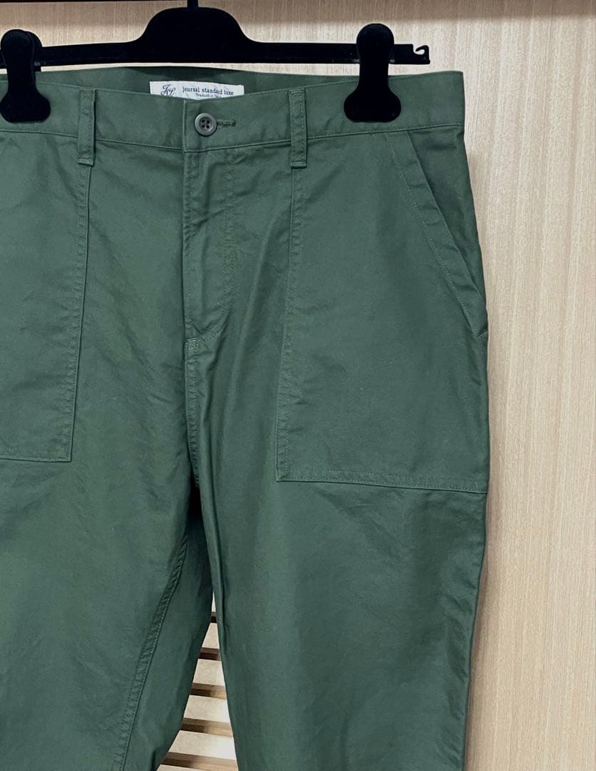 新品未使用　ジャーナルスタンダードluxe ミリタリーサージ　ベイカーパンツ