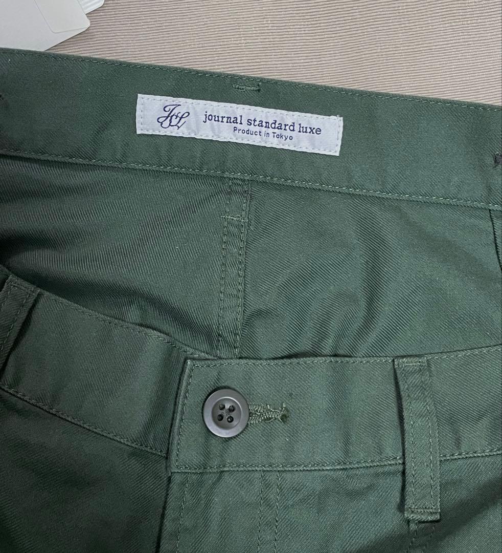 新品未使用　ジャーナルスタンダードluxe ミリタリーサージ　ベイカーパンツ
