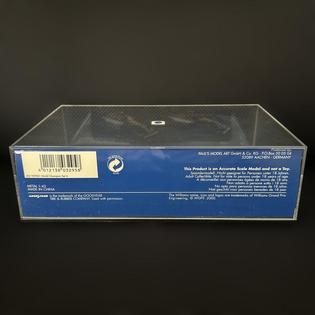 ミニカー MINICHAMPS Williams World Champion Set
