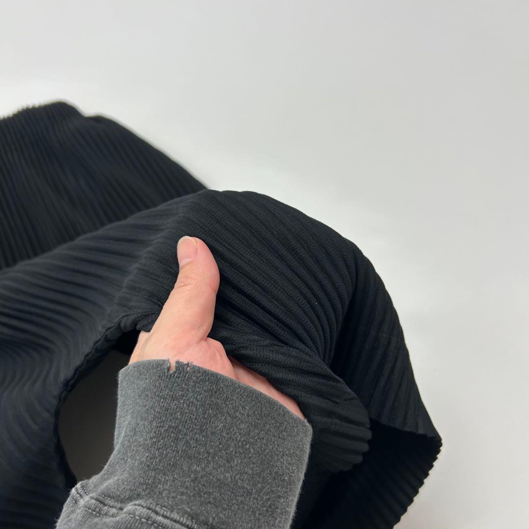 オムプリッセ イッセイミヤケ プリーツ サルエル ハーフ ワイド パンツ 3